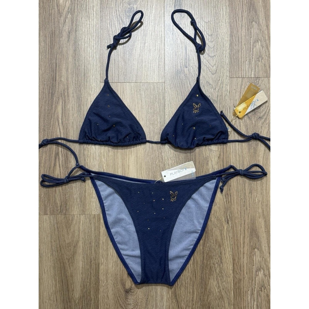 Y2K Vintage Playboy Bunny Head Swimsuit Size (6)‎ M